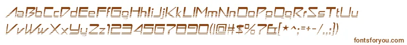 AstronboyvideoRegular Font – Brown Fonts on White Background