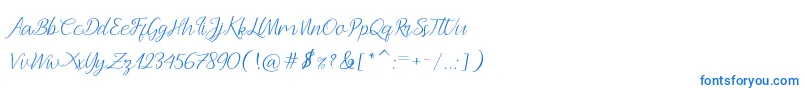 Andella Script Font – Blue Fonts