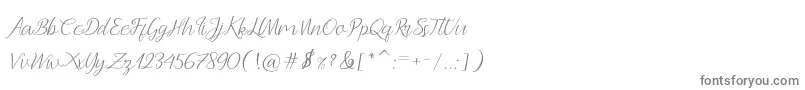 Andella Script Font – Gray Fonts