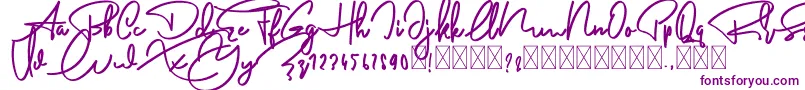 AnderfontFree Font – Purple Fonts