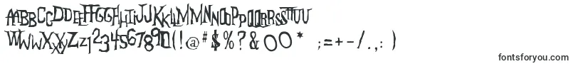 Anderson The Mysterons-fontti – fontit Pyörät
