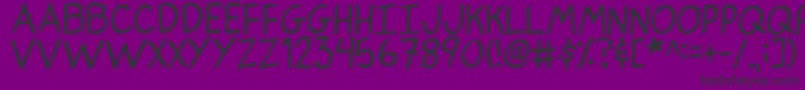 IndianPoker Font – Black Fonts on Purple Background