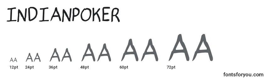 IndianPoker Font Sizes