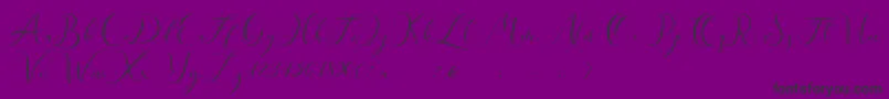 Więcej informacji o czcionce Andieny DEMO Czcionka Andieny DEMO – czarne czcionki na fioletowym tle