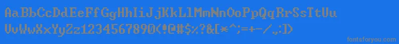 WindowsCommandPrompt Font – Gray Fonts on Blue Background