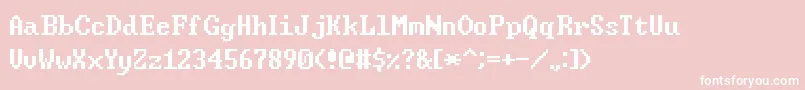 WindowsCommandPrompt Font – White Fonts on Pink Background