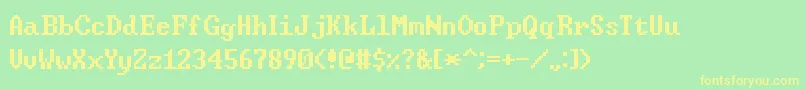 WindowsCommandPrompt Font – Yellow Fonts on Green Background