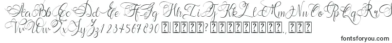 Шрифт Andora – шрифты кистью