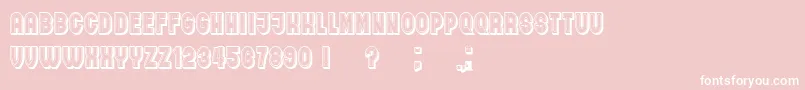 Andrey Font – White Fonts on Pink Background