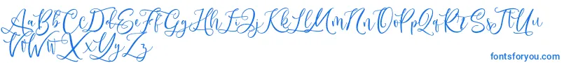 Andriani Script-fontti – siniset fontit