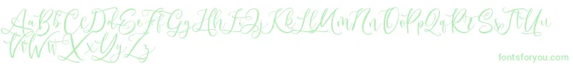 Fonte Andriani Script – fontes verdes