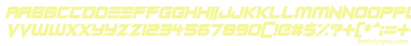 Шрифт Android Assassin Italic – жёлтые шрифты