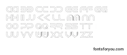 Android Hollow Font