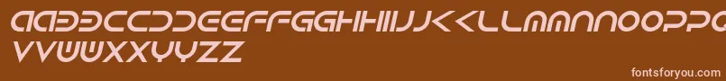 Android Italic Font – Pink Fonts on Brown Background