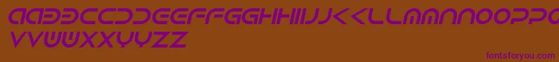 Шрифт Android Italic – фиолетовые шрифты на коричневом фоне
