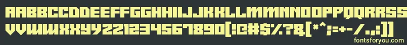 フォントAndroid y – 黒い背景に黄色の文字