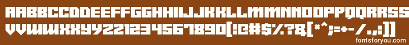 Шрифт Android y – белые шрифты на коричневом фоне