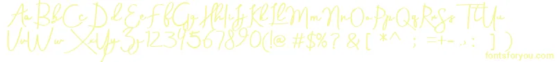Aneisha demo Font – Yellow Fonts