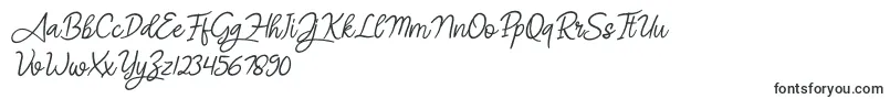 フォントAngel Signature Italic – OTFフォント