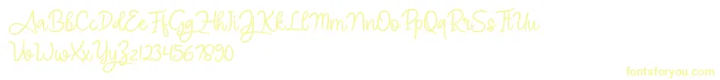 Angel Signature Font – Yellow Fonts