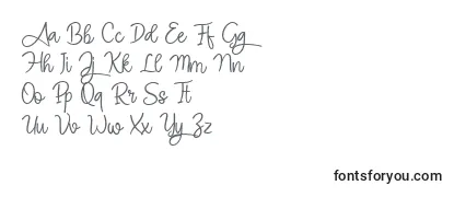 フォントAngel Signature