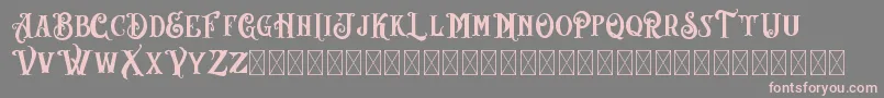 AngeLBilsh Demo Font – Pink Fonts on Gray Background