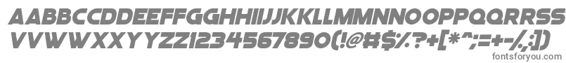 Angelic Child Italic-fontti – harmaat kirjasimet valkoisella taustalla