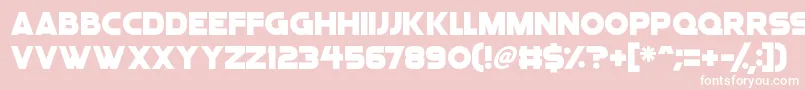 Angelic Child Font – White Fonts on Pink Background