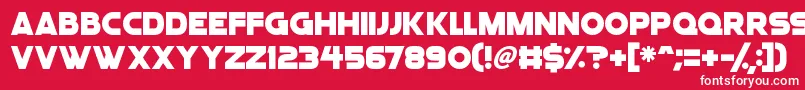 Angelic Child Font – White Fonts on Red Background