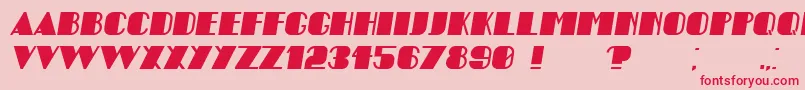 Weitere Informationen zur Angelica Italic-Schriftart Angelica Italic-Schriftart – Rote Schriften auf rosa Hintergrund