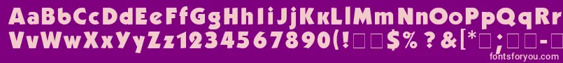 More about Kabel ffy Font Kabel ffy Font – Pink Fonts on Purple Background