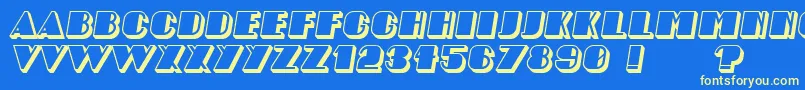 Más sobre la fuente AngelicaShadow Italic fuente AngelicaShadow Italic – Fuentes Amarillas Sobre Fondo Azul