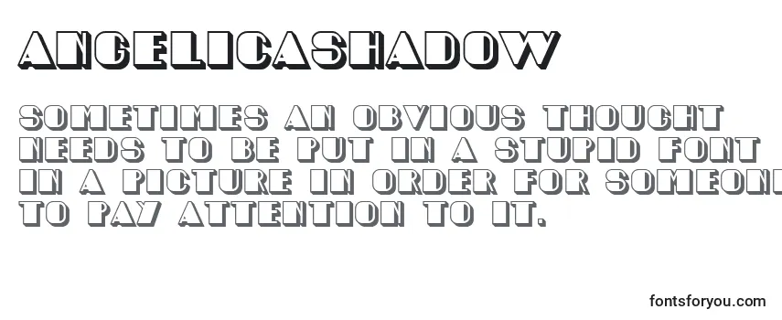 AngelicaShadow フォントのレビュー