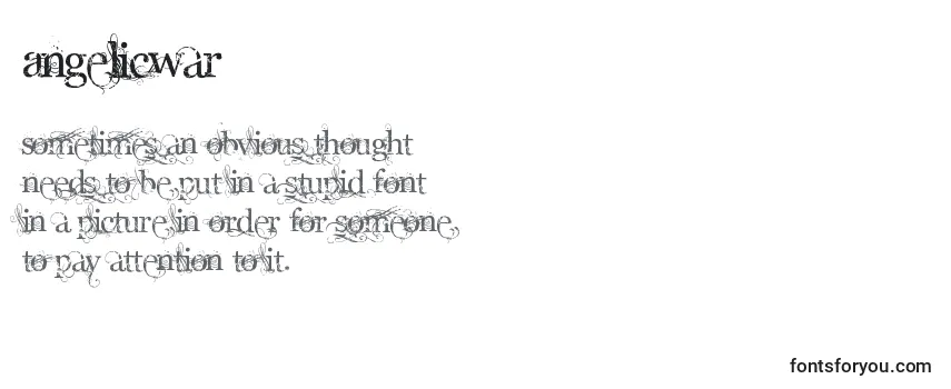 AngelicWar (119614)-fontti