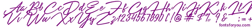 Angelina Script Font – Purple Fonts