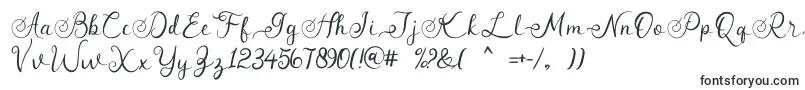Шрифт angeline – классические шрифты