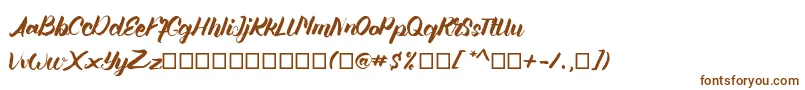 Шрифт Angellife – коричневые шрифты