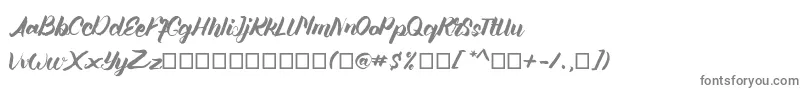 Шрифт Angellife – серые шрифты