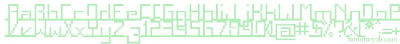 Squarg Font – Green Fonts