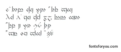 Schriftart Tengwandagothic