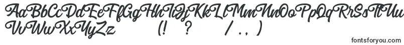 Anghones-Schriftart – Kalligrafische Schriften
