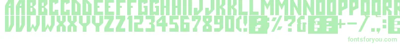 Angle Font – Green Fonts on White Background