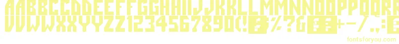 Angle-Schriftart – Gelbe Schriften