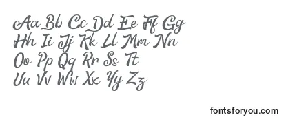 Anglena Font by 7NTypes フォントのレビュー