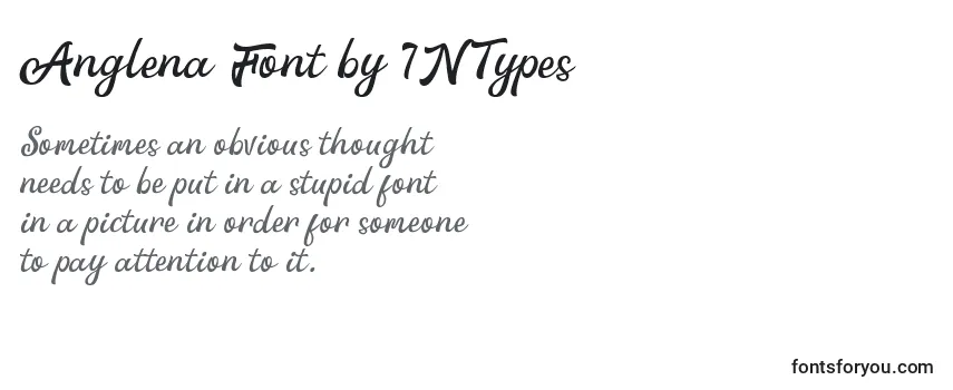 Шрифт Anglena Font by 7NTypes