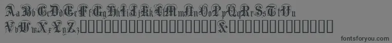 Подробнее о шрифте Anglo Text Шрифт Anglo Text – чёрные шрифты на сером фоне
