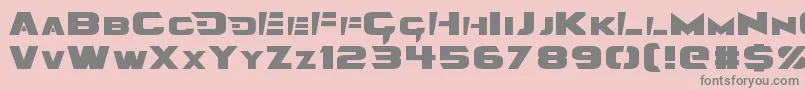 Angolmois Font – Gray Fonts on Pink Background