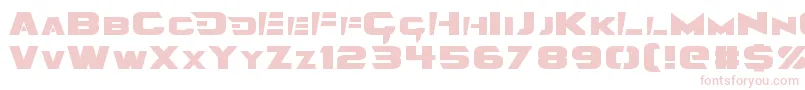 Angolmois-Schriftart – Rosa Schriften auf weißem Hintergrund
