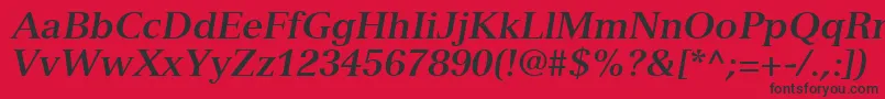More about NuanceSsiBoldItalic Font NuanceSsiBoldItalic Font – Black Fonts on Red Background