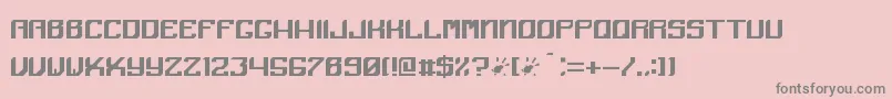 Angular Font – Gray Fonts on Pink Background